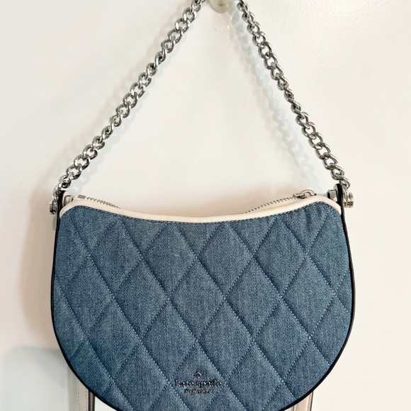 Kate Spade Carey Denim Zip Top Crossbody - Picture 6 of 14